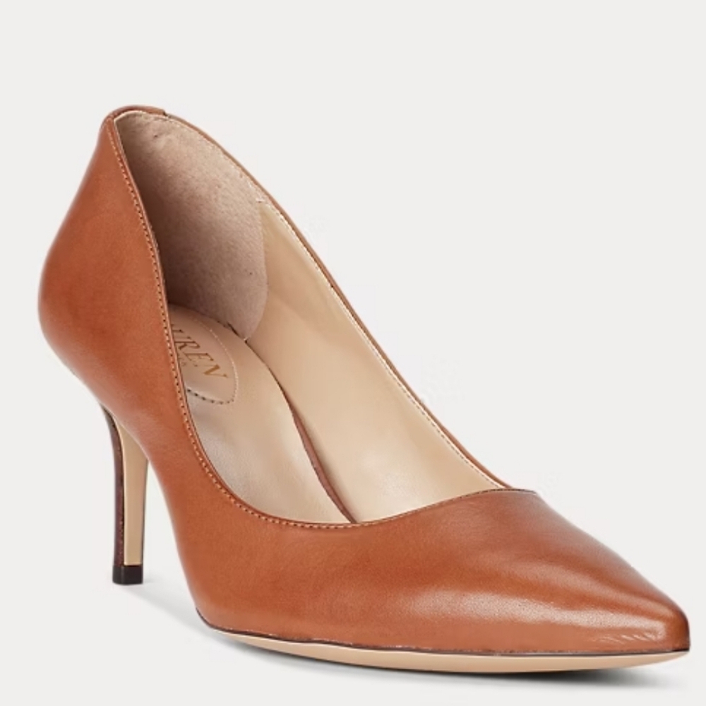 Ralph Lauren Lanette Leather Pump